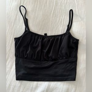 H&M cropped blank tank
